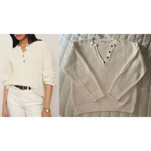 Reformation Georgie Cotton Sweater